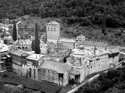 The Monastery Helandariou - Holy Mountain - Greece