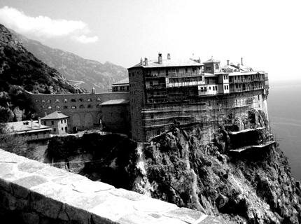 The Monastery Simonos Petra - Holy Mountain - Greece
