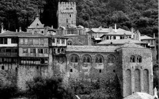 The Monastery Dohiariou - Holy Mountain - Greece