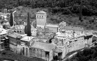 The Monastery Helandariou - Holy Mountain - Greece