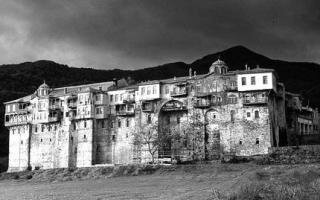 The Monastery Iviron - Holy Mountain - Greece