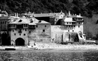 The Monastery Xenophontos - Holy Mountain - Greece
